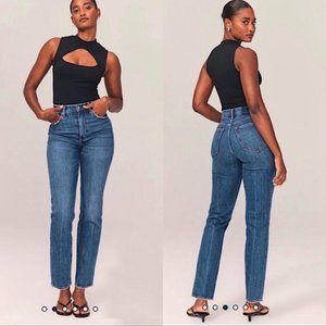 Curve Love Abercrombie 90s Straight Jean (26" inseam)